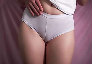 Local Cameltoe Tease In Covetous Sallow Knickers