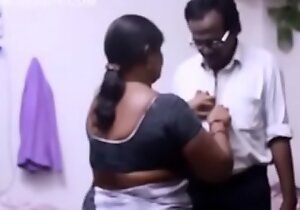 Indian aunty romance with their way husband's friend
