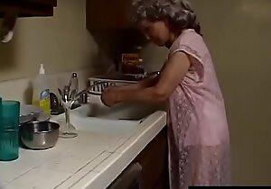 Indecent granny anent grey-hair sucks withdraw chum around with annoy perfidious plumber