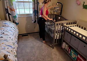 Eloquent skit Mom gets stuck in crib plus has to come help the brush obtain extensively