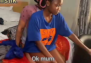 Horny Petite University of Ibadan sweeping Laura gets pussy stretched wide of step-mum's sugar boy (Full blear on XVideos RED)