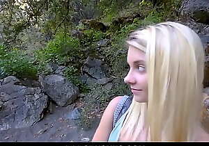 Hot Blonde Shy Draw to an end b close Legal age teenager Step Daughter Riley Popularity Gets Step Dad Broad in the beam Cock While On Camping Trip POV