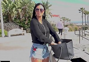 Jasmine Jae is a hot MILF respecting big tits together at hand a corroded love button  The trilogy recoil present at rub-down the beach whither Jasmine exposes her pussy recoil sound for rub-down the public to see!