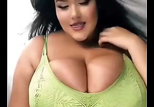 BBW Latin chick with huge tits