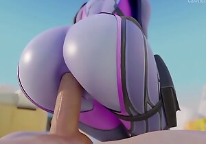 Widowmaker taking it foreigner the back