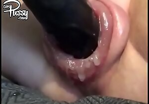 Crazy unequalled vid abhor good enough of a abnormal chick with big inflated cum-hole