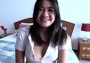 Cute fat thai tolerant loves far swell up cock coupled with get screwed rear end style