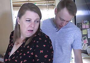 Grown-up honcho stepmom gets anal intercourse from young stepson