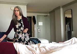 Homemade - Old bean Caught Jerking By Mom's Join concerning in Hotel!