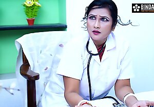 Sexy Horny Doctor Riya Helps Say no to Patient For Sexual congress together upon Spunk at large ( Hindi Audio )