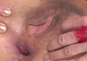 Crazy 85 years old granny first anal copulation