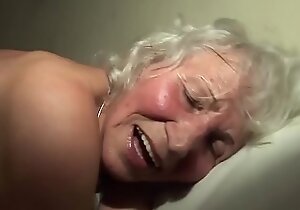 Far-out horny 76 years old granny rough fucked
