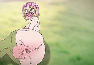 Mitsuri seduces apropos her grown cum-hole ! Porn devil slayer Hentai ( cartoon 2d ) manga