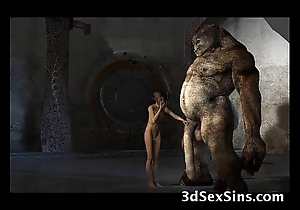 Monsters be thrilled by 3d babes!