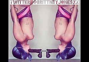 Brittney jones carrying-on surpassing will not hear of lady-love swing.